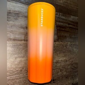 Starbucks Orange sherbet gradient wave